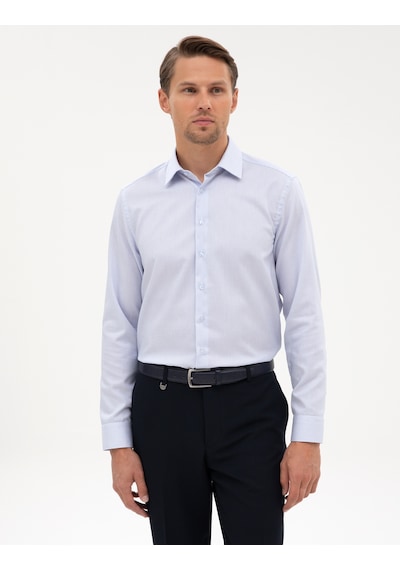 Pierre Cardin Erkek Açık Mavi Gömlek Basic 50315245-vr003 Açik Mavi