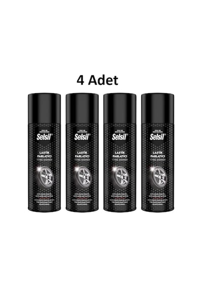 Selsil Lastik Parlatıcı 500 Ml 4 Adet