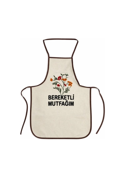 Punch Nakışlı Mutfak Önlüğü Bereketli Mutfağım