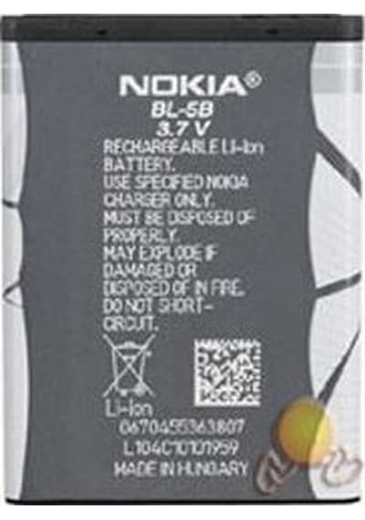 Nokia Bl-5b Pil Bataryav5070, 5200, 5300, 5320, 5500, 6021, 6060, 6070, 6120c, 7360, N80