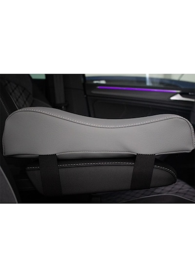 Renault Kangoo Express Uyumlu Kol Dayama, Kolçak Yükseltici Minder Deri İnce Gri