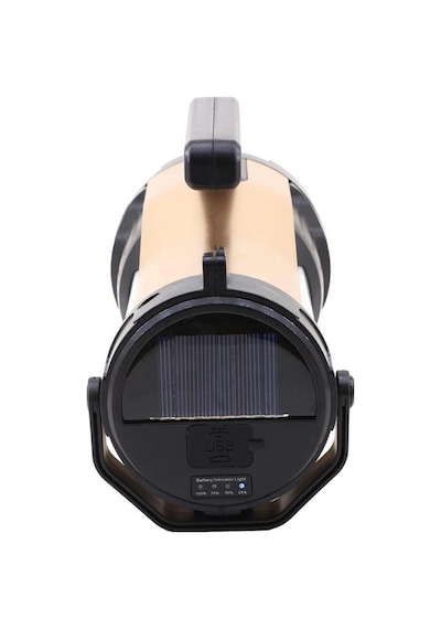 Panther Pt-8896 Usb Şarjlı Solar El Feneri Krem