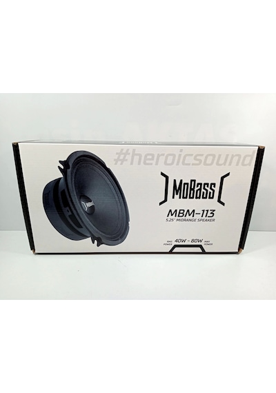 Mobass 13cm Midrange Mobass Mbm-113 Midrange Hoparlör Prof Midrange 13cm