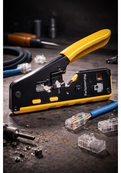 Apronx Apx-cr45 Rj45 Rj11 Yeni Nesil Pense Seti Cat5/cat6/cat7 Yedek Bıçaklı