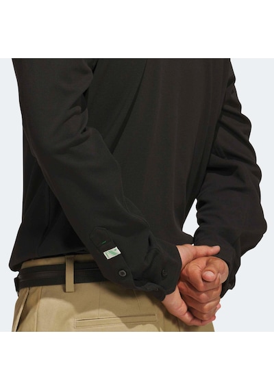 Adidas Originals Twistknit Erkek Siyah Uzun Kollu Polo Tişört Kr5432