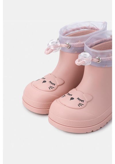 Igor Mendi Gato Kız Çocuk Yağmur Çizmesi - Soft Pembe W10322-197 Açık Pembe