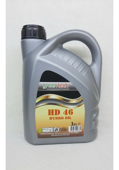 Greentech HD 46 Hidrolik Sistem Yağı 3 L