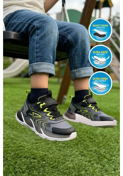 Marcokids Marco Kids 26y326 P Siyah Erkek Çocuk Spor Ayakkabı