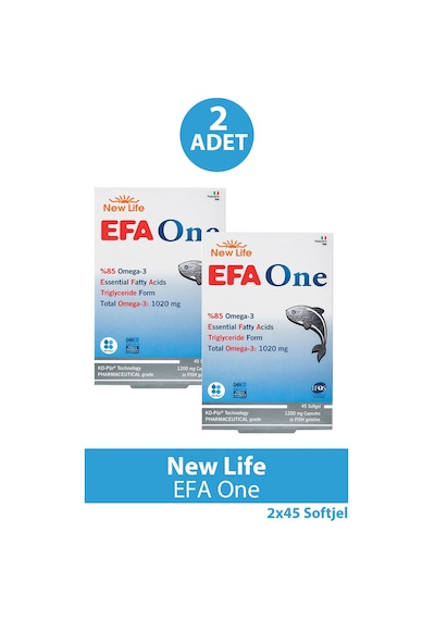 New Life Efa One 45 Softgel 2 Adet