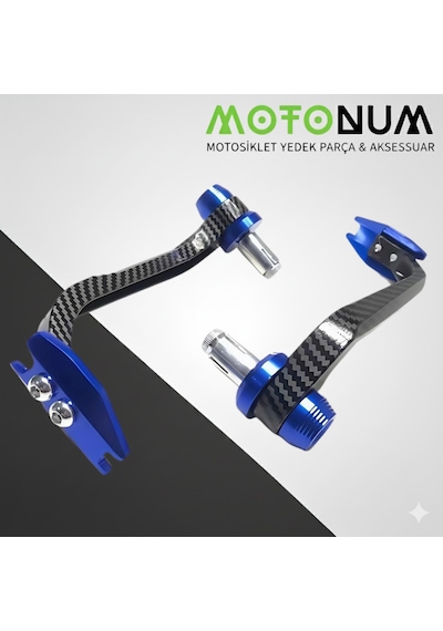 Arora Max Pro 125 Manet Koruma Karbon Desenli-mavi Detaylı-mkm04804