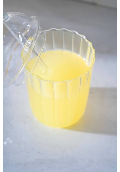 Lumis Pipetli Cam Bardak - 400 Ml Şeffaf