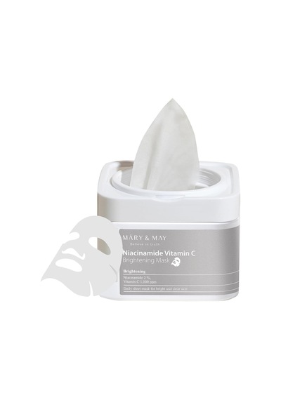 Niacinamide + C Vitamini İçeren Aydınlatıcı Maske Paketi 1 Adet / 400 Gr