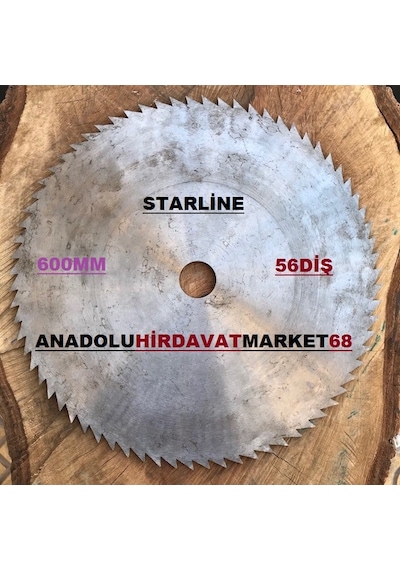 Starline 600Mm Odun Kesme Testeresi Ahşap Kereste Testeresi 56Diş