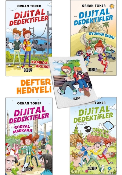 Dijital Dedektifler 4.kitap Defter Hediyeli/orhan Toker/acayip