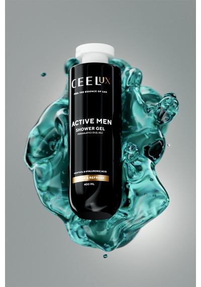 Ceelux Ferahlatıcı Etkili Duş Bakım Jeli Menthol ve Hyaluronik Asit 400 ml