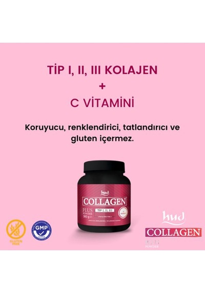 Hud Collagen Powder Tip 1-2-3 Takviye Edici Gıda 300g