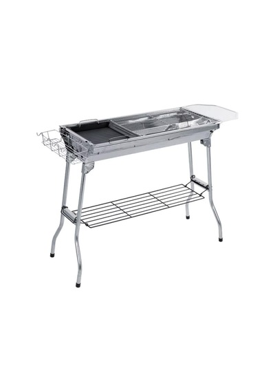 Madfox Grillmate Portatif Katlanır Bbq Mangal Silver