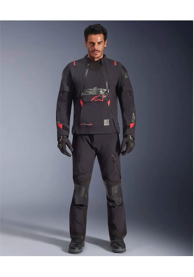 Alpinestars Halo Pro Ds Korumalı Motosiklet Montu Siyah Kırmızı