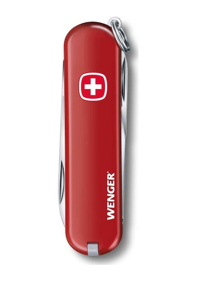 Victorinox Wenger 0.6423.91 Kırmızı İsviçre Kamp Çakısı 65mm 7f Kırmızı