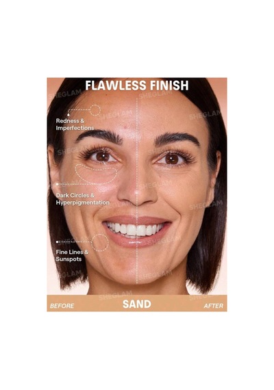 Sheglam Lock & Go Uzun Süre Kalıcı Krem Fondöten Sand