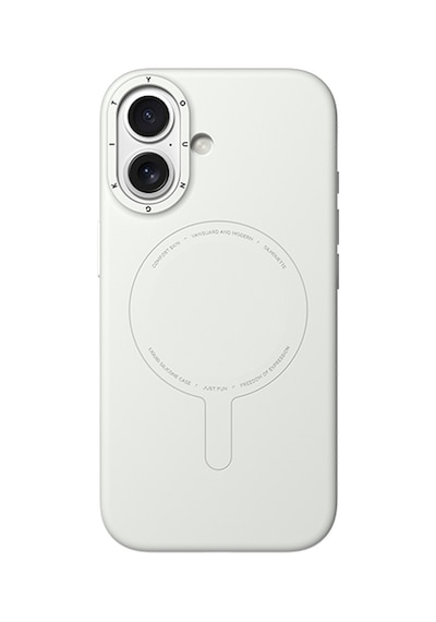 Apple Uyumlu iPhone 17  Kılıf M-safe Şarj Özellikli Youngkit Morandi Serisi Kapak Gri Gri
