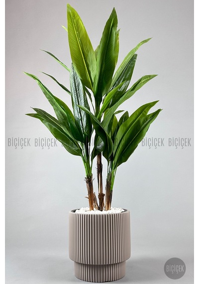 Vega Saksı 32 Cm Mocha Kahverengi