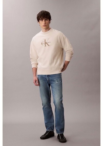 Calvin Klein Erkek Sweatshirt Kum