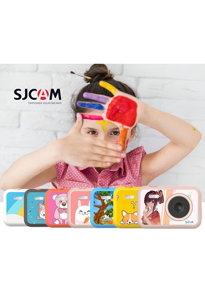 Sjcam Funcam Çocuklar İçin Fotoğraf Makinesi Ve Kamera 1080p 12mp 2'' Hd Ekran Çerçeveler Ve Komik Filtreler Snake