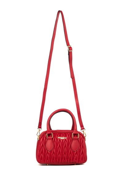 D90 Rubino Portföy Çantası Kadın Sunny Piumelli Milano Bag D90 Rubino