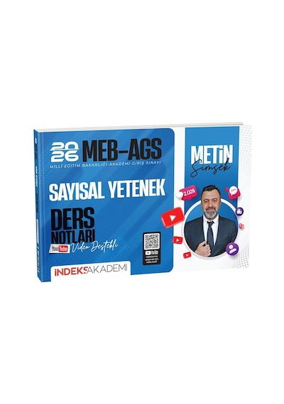 İndeks Akademi 2026 Meb-ags Sayısal Yetenek Video Ders Notları -indeks Akademi Yayıncılık