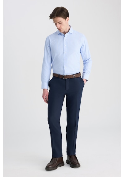 D'S Damat Ds Damat Slim Fit Mavi Çizgili Gömlek 5hf02hd01186m Çok Renkli