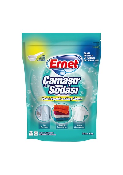 2 Adet Ernet Çamaşır Sodası 2 Kg Diğer