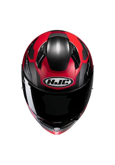 HJC C10 Tins MC1SF Kapalı Motosiklet Kaskı Siyah - Kırmızı