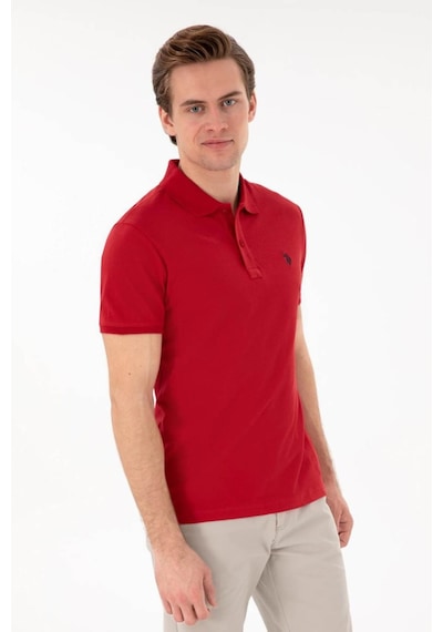 U.S. Polo Assn. Gtp04ıy026 Kırmızı Erkek Polo Yaka T-shirt Pu-8731 L