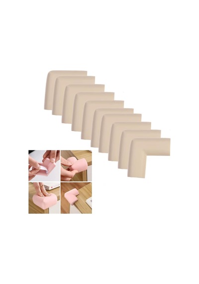 Microcase 3m Yapıştırmalı Sünger Bebek Ve Çocuk Köşe Kenar Koruyucu 10in1 Set - Al5235 Siyah Genel