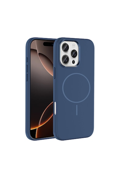 Apple iPhone Uyumlu 16 Pro Max Kılıf M-safe Şarj Özellikli Metal Kamera Çerçeveli Zore Edi Silikon Kapak Lacivert Apple iPhone Uyumlu 16 Pro Max Kılıf M-safe Şarj Özellikli Metal Kamera Çerçeveli Zore Edi Silikon Kapak Lacivert