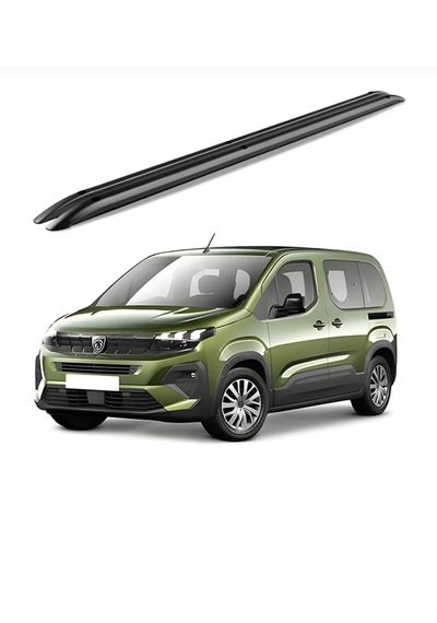 Türkmen Peugeot Rifter Premium Tavan Çıtası Alüminyum Siyah 2019 Ve Sonrası