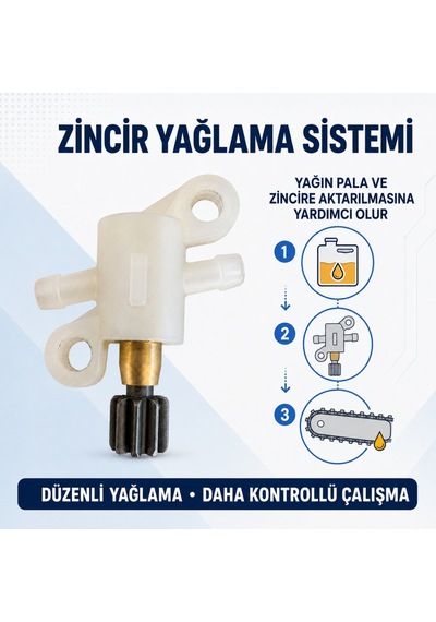 Hyundai Hcs214a / Hcs204a Akülü Budama Testeresi Yağ Pompası