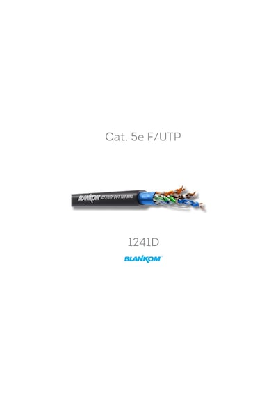Cat 5e 24/1 Awg F/utp Dış Mekan Pvc Ethernet Kablosu