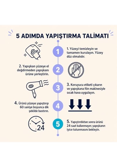 Tr Yapışkanlı Kancalı Askılı Metal Raf, Yapışkan Duvar Rafı Genel