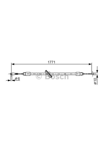 BOSCH 1987482030 FREN TELİ. 1771 MM
