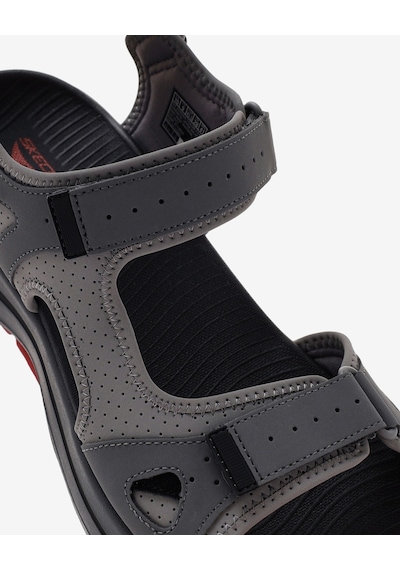 Skechers Go Walk Arch Fit Sandal - Mission İi Erkek Gri Sandalet 229064 Ccrd Gri