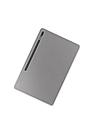 Samsung Galaxy Tab S10 Fe Plus, 13.1 Inch/2025 Uyumlu Buzlu Şeffaf Silikon Kılıf Arka Kapak
