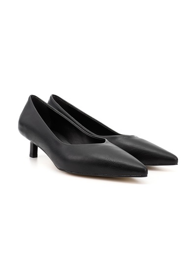 Gönderi(R) Gönderi R Siyah Sivri Burun İnce Topuklu Stiletto Siyah