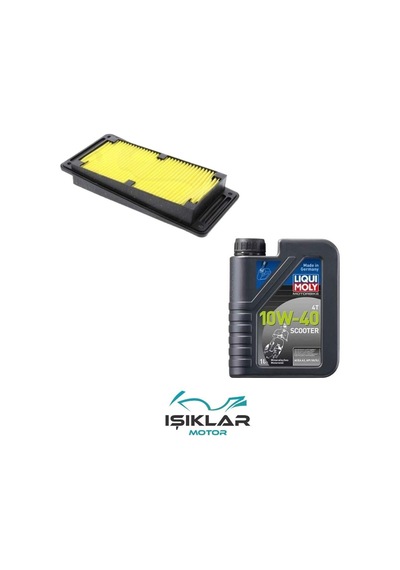 Sym Joyride 200 Liqui Moly Yağ Ve Hava Filtre Bakım Seti Bs0028