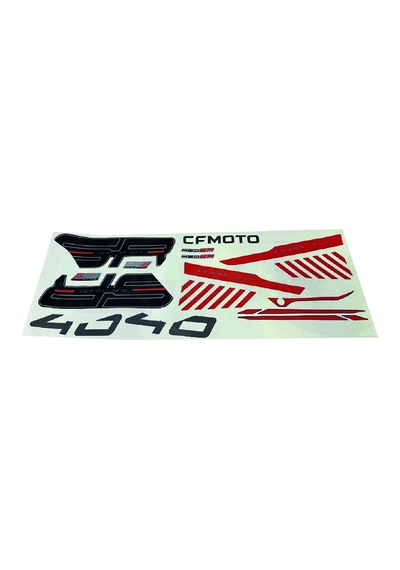 Cf Moto 450sr Kırmzı  Tasarım Takım Sticker