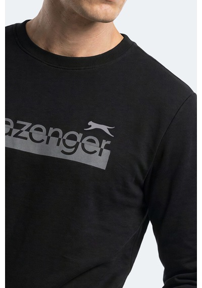 Slazenger Garage Erkek Siyah Sweatshırt
