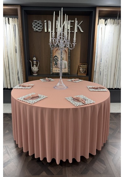Dertsiz Yuvarlak Masa Örtüsü 280-300-320 Cm Geniş En Dikişsiz Düğün Davet Organizasyon Otel Restoran Gül Kurusu Gül Kurusu Dertsiz Yuvarlak Masa Örtüsü 280-300-320 Cm Geniş En Dikişsiz Düğün Davet Organizasyon Otel Restoran Gül Kurusu Gül Kurusu
