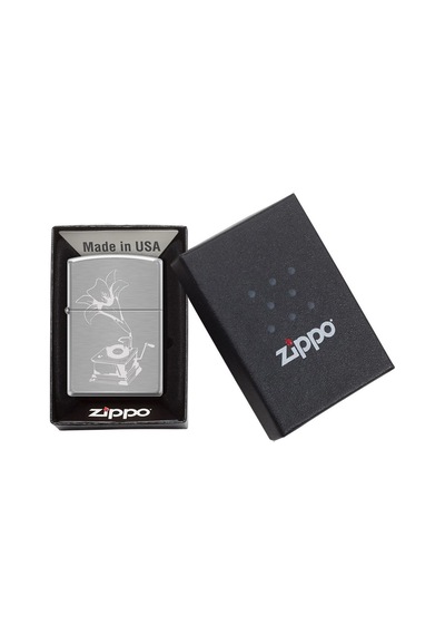 Zippo Record Player Design Çakmak Çok Renkli