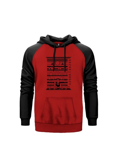 Barkod Man Gri Renk Reglan Kol Sweatshirt